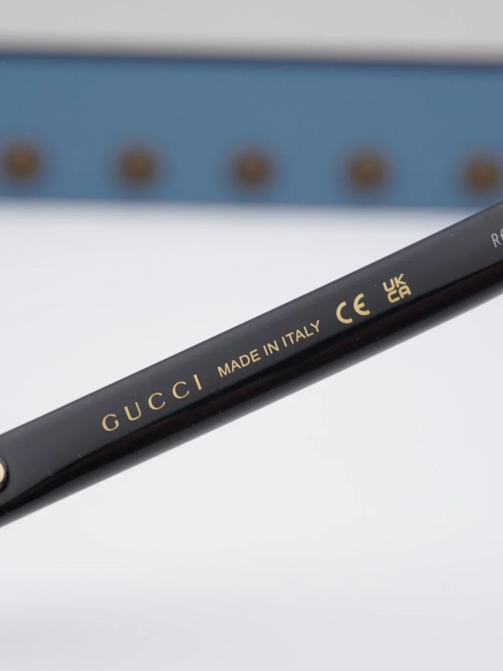 Gucci GG0638SK 002 Round Sunglasses - Shiny Black\Grey